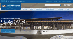 Desktop Screenshot of bigskymedicalcenter.org