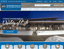 Tablet Screenshot of bigskymedicalcenter.org